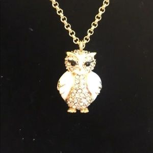 New Kate spade star bright owl necklace